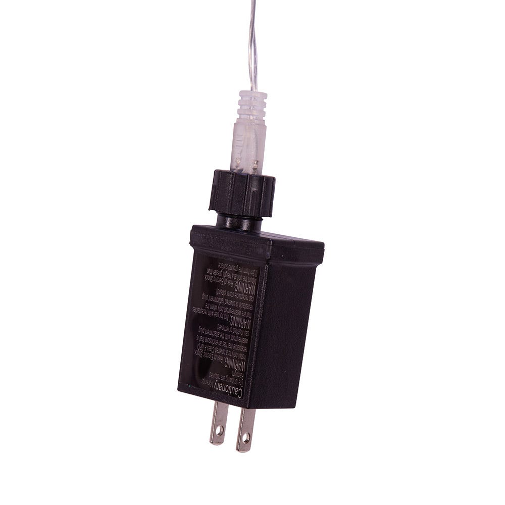 Kurt Adler 120-Light Gray Fuzzy Multi Strand Warm White LED Set